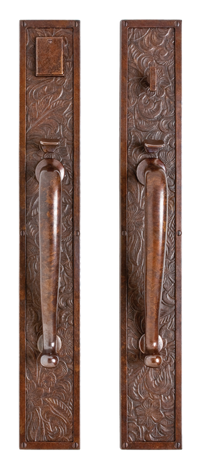 Designer Textures Entry Set - Full Dummy G137-E110-FD in Silicon Bronze Brushed