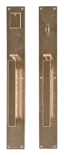 Metro Entry Set - Entry Mortise Lock G242-E262-EML in Silicon Bronze Brushed