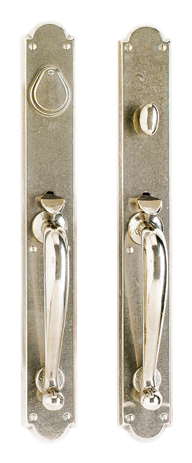 Arched Entry Set - Entry Mortise Lock G761-E723-EML in Silicon Bronze Brushed