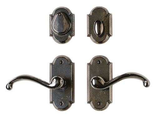 Arched Entry Set - Single Dummy E701-SD in Silicon Bronze Brushed