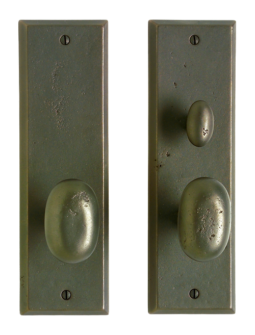 Rectangular Patio Set - Patio Dead BoltSpring Latch E404-E421-PDB in Silicon Bronze Brushed