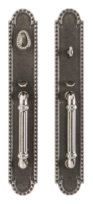 Corbel Arched Entry Set - Full Dummy G30634-G30634-FD in Silicon Bronze Brushed
