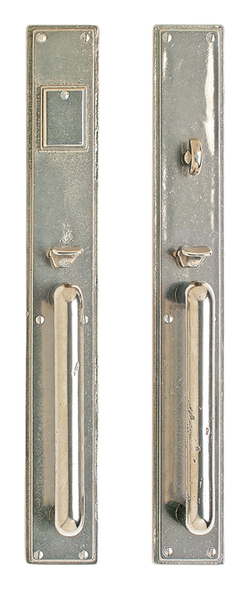 Stepped Entry Set - Full Dummy G304-E360-FD in Silicon Bronze Brushed