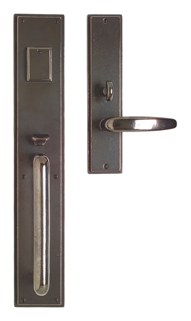 Stepped Entry Set - Full Dummy G324-E360-FD in Silicon Bronze Brushed