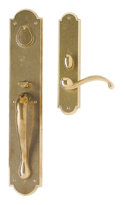 Arched Entry Set - Full Dummy G771-E702-FD in Silicon Bronze Brushed