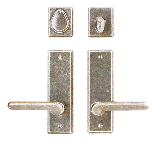 Rectangular Entry Set - Single Dummy E410-SD in Silicon Bronze Brushed