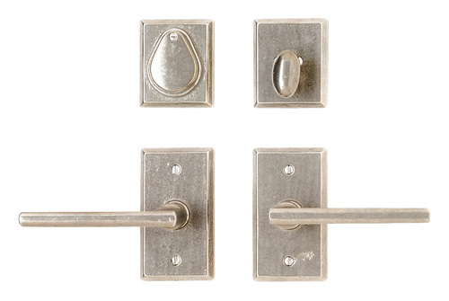 Rectangular Entry Set - Single Dummy E414-SD in Silicon Bronze Brushed