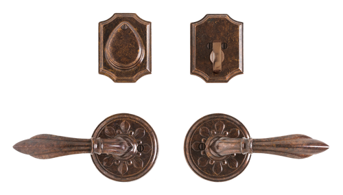 Round Bordeaux Entry Set - Full Dummy E30803-E30803-FD in Silicon Bronze Brushed