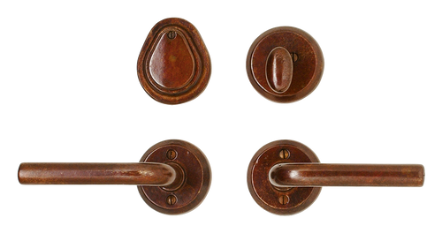 Round Entry Set - Full Dummy E417-E417-FD in Silicon Bronze Brushed