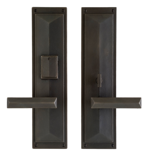 Mack Entry Set - Single Dummy E21060-SD in Silicon Bronze Brushed