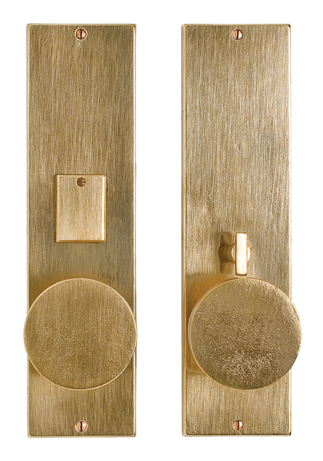 Metro Entry Set - Entry Mortise Lock E260-E262-EML in Silicon Bronze Brushed