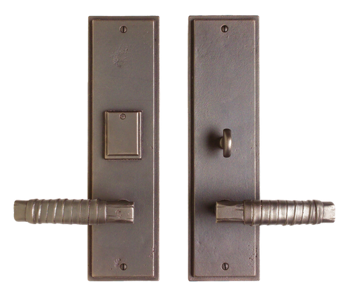 Stepped Entry Set - Single Dummy E360-SD in Silicon Bronze Brushed