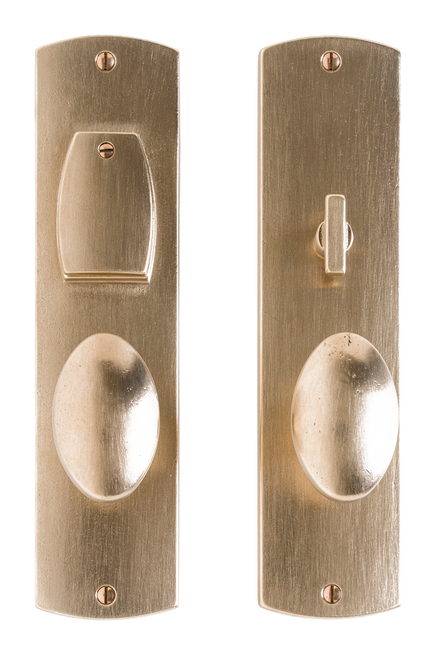 Convex Entry Set - Patio Dead BoltSpring Latch E30508-E30509-PDB in Silicon Bronze Brushed