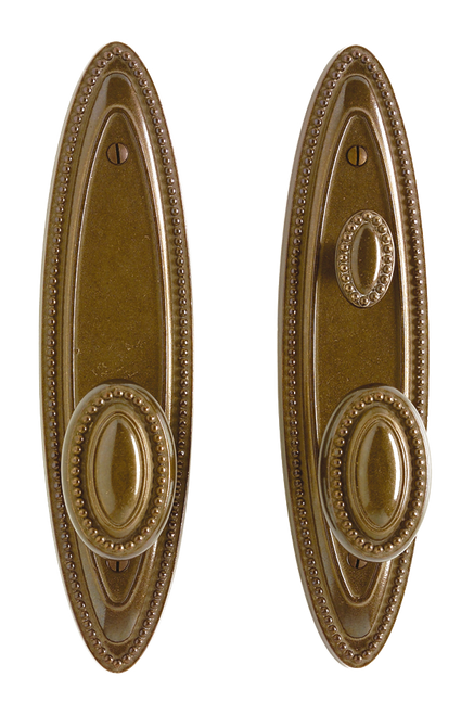 Maddox Patio Set - Entry Dead BoltSpring Latch E585-E585-DB580-EDB in Silicon Bronze Brushed