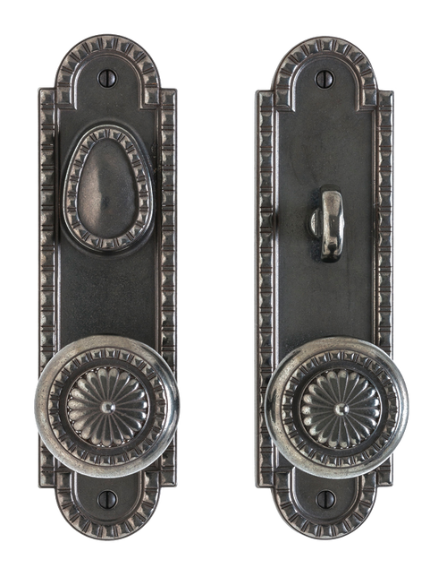 Corbel Arched Entry Set - Full Dummy E30606-E30606-FD in Silicon Bronze Brushed
