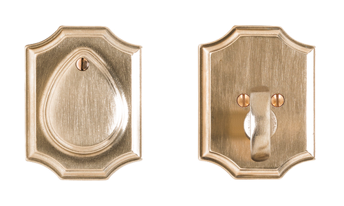 Bordeaux Dead Bolt - Entry Double CylinderDead Bolt DD30895 in Silicon Bronze Brushed