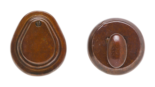 Tear Drop Dead Bolt - Entry Double CylinderDead Bolt DD502 in Silicon Bronze Brushed