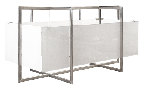 Double Cube Chandelier with Flat Box C405FB-E280 in Silicon Bronze Brushed