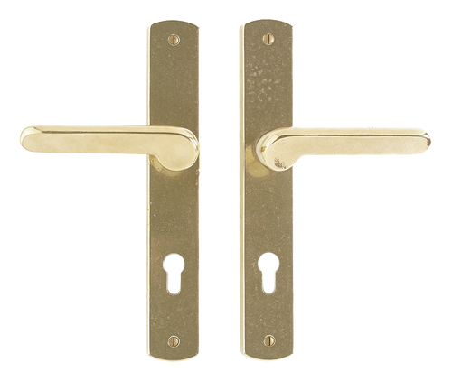Curved Multi-Point Entry Set - Patio Trim E530-E532-PATT in Silicon Bronze Brushed