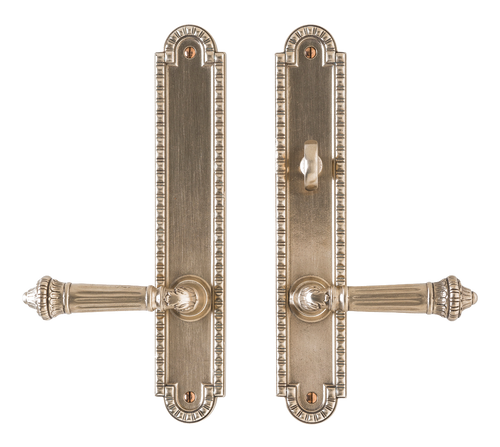 Corbel Arched Multi-Point Patio Set - Patio Trim E30661-E30662-PATT in Silicon Bronze Brushed