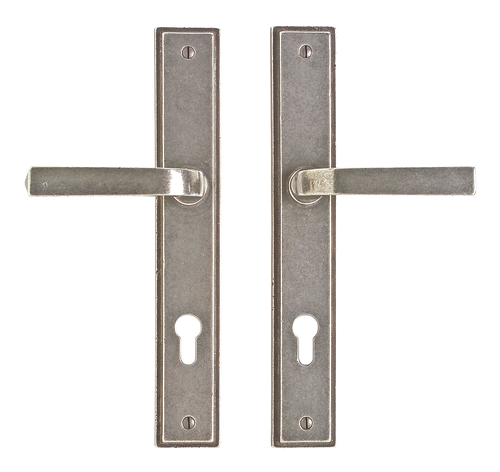 Stepped Multi-Point Entry Set - Patio Trim E330-E332-PATT in Silicon Bronze Brushed