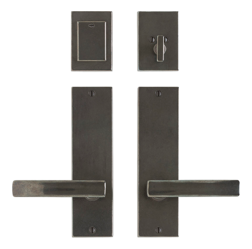 Metro Entry Set - Entry Dead BoltSpring Latch E210-E210-DB202-EDB in Silicon Bronze Brushed