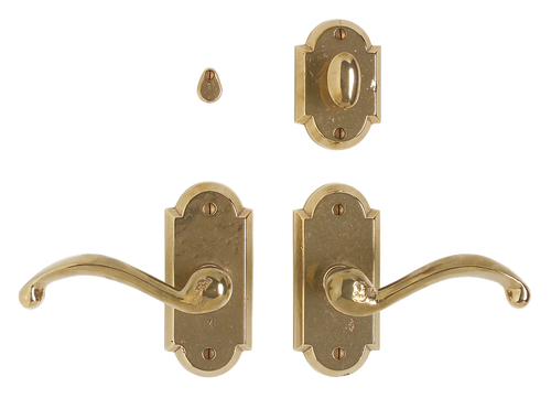 Arched Privacy Set - Privacy Mortise BoltSpring Latch E701-E701-IP716-PRIMBL in Silicon Bronze Brushed