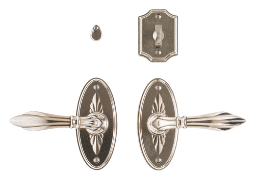 Bordeaux Privacy Set - Privacy Spring Latch E30806-E30806-PRISL in Silicon Bronze Brushed