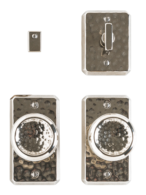 Hammered Privacy Set - Full Dummy E30403-E30403-FD in Silicon Bronze Brushed