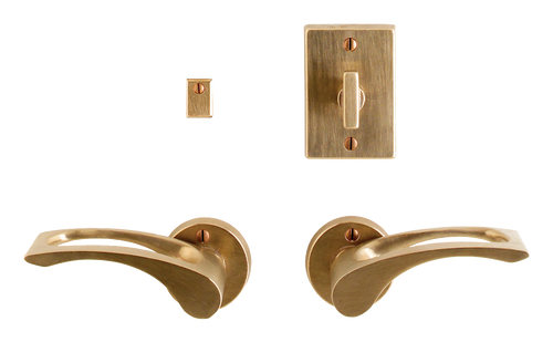 Metro Privacy Set - Single Dummy E201-SD in Silicon Bronze Brushed
