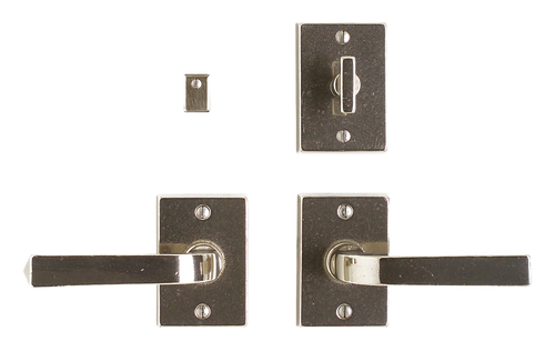 Metro Privacy Set - Privacy Spring Latch E205-E205-PRISL in Silicon Bronze Brushed