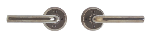 Round Privacy Set - Passage Spring Latch E417-E417-PASSSL in Silicon Bronze Brushed