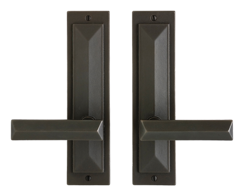 Mack Passage Set - Passage Spring Latch E21056-E21056-PASSSL in Silicon Bronze Brushed