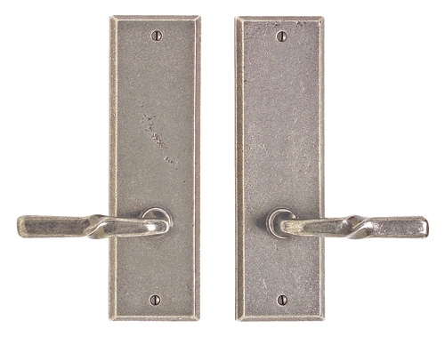 Rectangular Passage Set - Passage Mortise Lock E404-E404-PASSML in Silicon Bronze Brushed