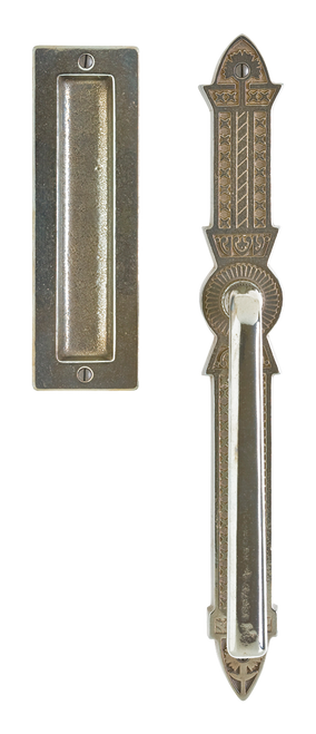 Briggs Lift & Slide - Trim with Flush Pull FP208-E10871-FP in Silicon Bronze Brushed