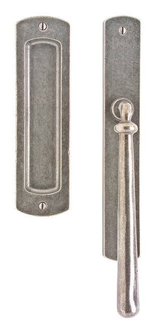 Curved Lift & Slide - Trim with Flush Pull FP249-E530-FP in Silicon Bronze Brushed