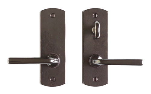 Curved Screen Door Hardware - Single Dummy E515-SD in Silicon Bronze Brushed