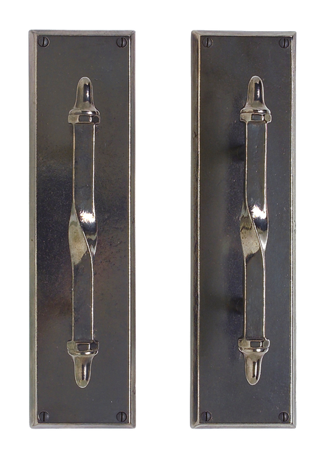 Rectangular PushPull Set - Push Single E465-PS in Silicon Bronze Brushed