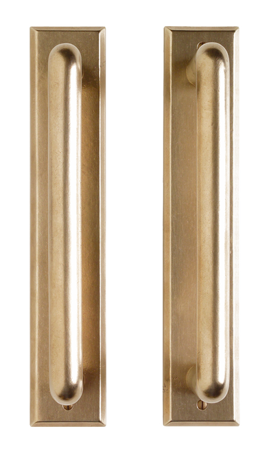 Rectangular PushPull Set - Push Single E480-PS in Silicon Bronze Brushed