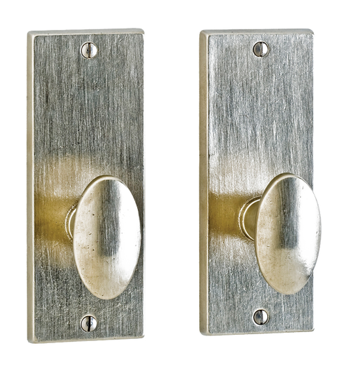 Metro Builders Series Set - Passage Spring Latch EB25-EB25-PASSSL in Silicon Bronze Brushed