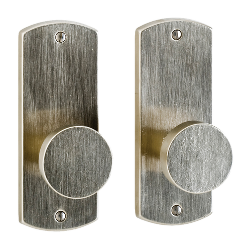 Curved Builders Series Set - Privacy Spring Latch EB85-EB85-PRISL in Silicon Bronze Brushed
