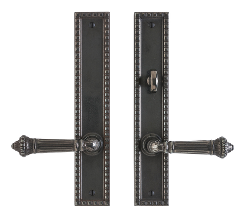 Corbel Rectangular Multi-Point Patio Set - Passage Trim E30765-E30765-PASST in Silicon Bronze Brushed