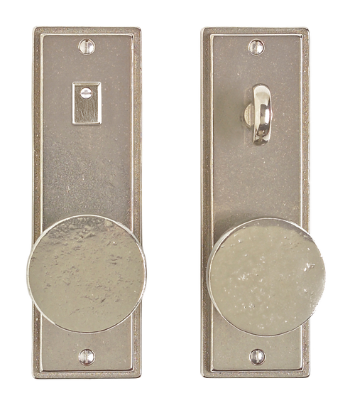 Stepped Privacy Set - Passage Spring Latch E308-E308-PASSSL in Silicon Bronze Brushed
