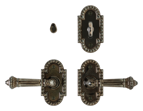 Corbel Arched Privacy Set - Full Dummy E30603-E30603-FD in Silicon Bronze Brushed