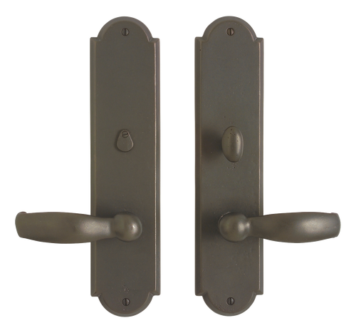 Arched Privacy Set - Privacy Spring Latch E706-E706-PRISL in Silicon Bronze Brushed