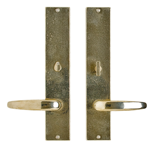 Metro Privacy Set - Passage Spring Latch E256-E256-PASSSL in Silicon Bronze Brushed