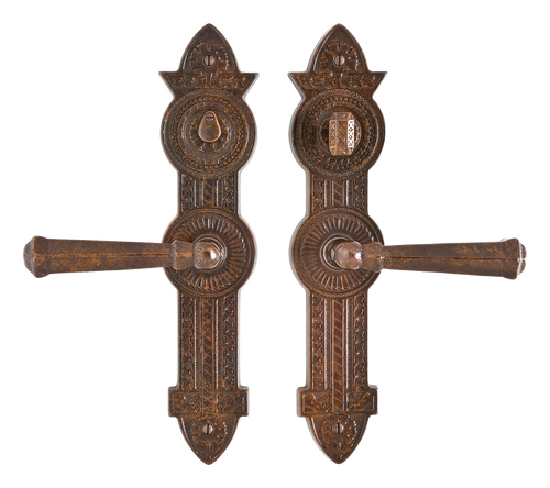 Briggs Privacy Set - Passage Spring Latch E10831-E10831-PASSSL in Silicon Bronze Brushed