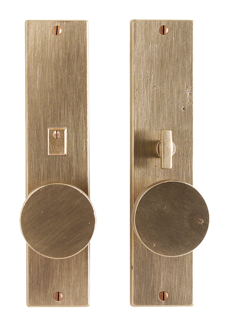 Metro Privacy Set - Privacy Spring Latch E206-E206-PRISL in Silicon Bronze Brushed