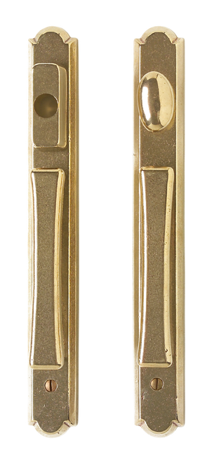 Arched Entry Sliding Door Set - Patio Sliding Door Trim E715-E717-PATSDT in Silicon Bronze Brushed