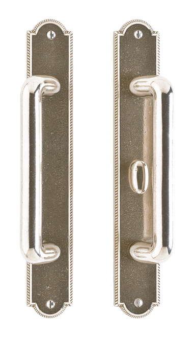 Ellis Patio Sliding Door Set - Full Dummy E027-E027-FD in Silicon Bronze Brushed